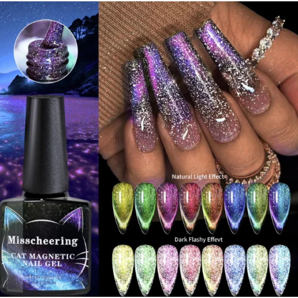 Titre : Vernis Cat Eyes - L'Éclat Envoûtant de Vos Ongles