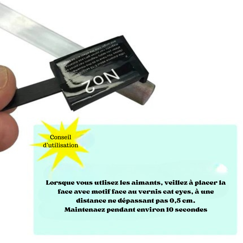 Aimants pour Vernis Cat Eyes : Créez des Effets Éblouissants