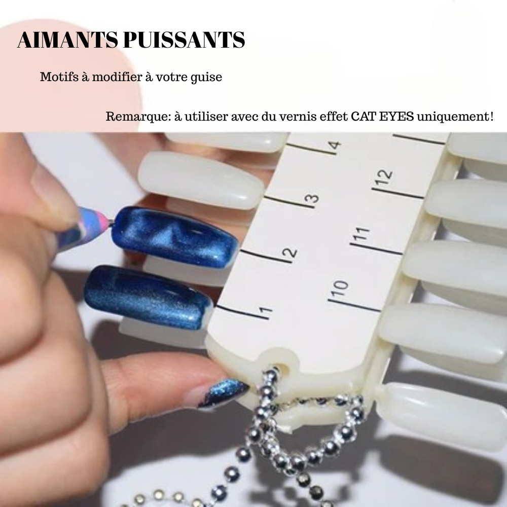 Aimants pour Vernis Cat Eyes : Créez des Effets Éblouissants