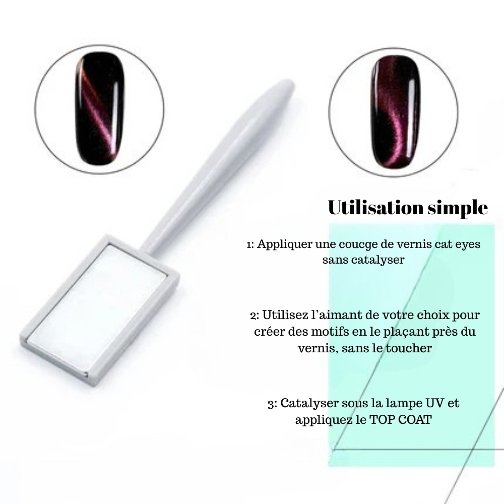 Aimants pour Vernis Cat Eyes : Créez des Effets Éblouissants