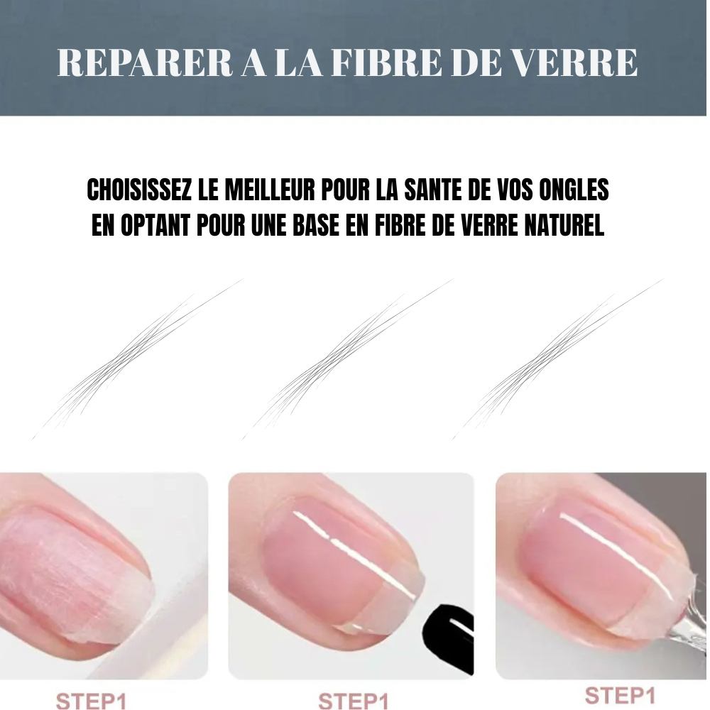Base Réparatrice à Base de Fibre de Verre : La Solution Idéale pour Ongles Fragiles