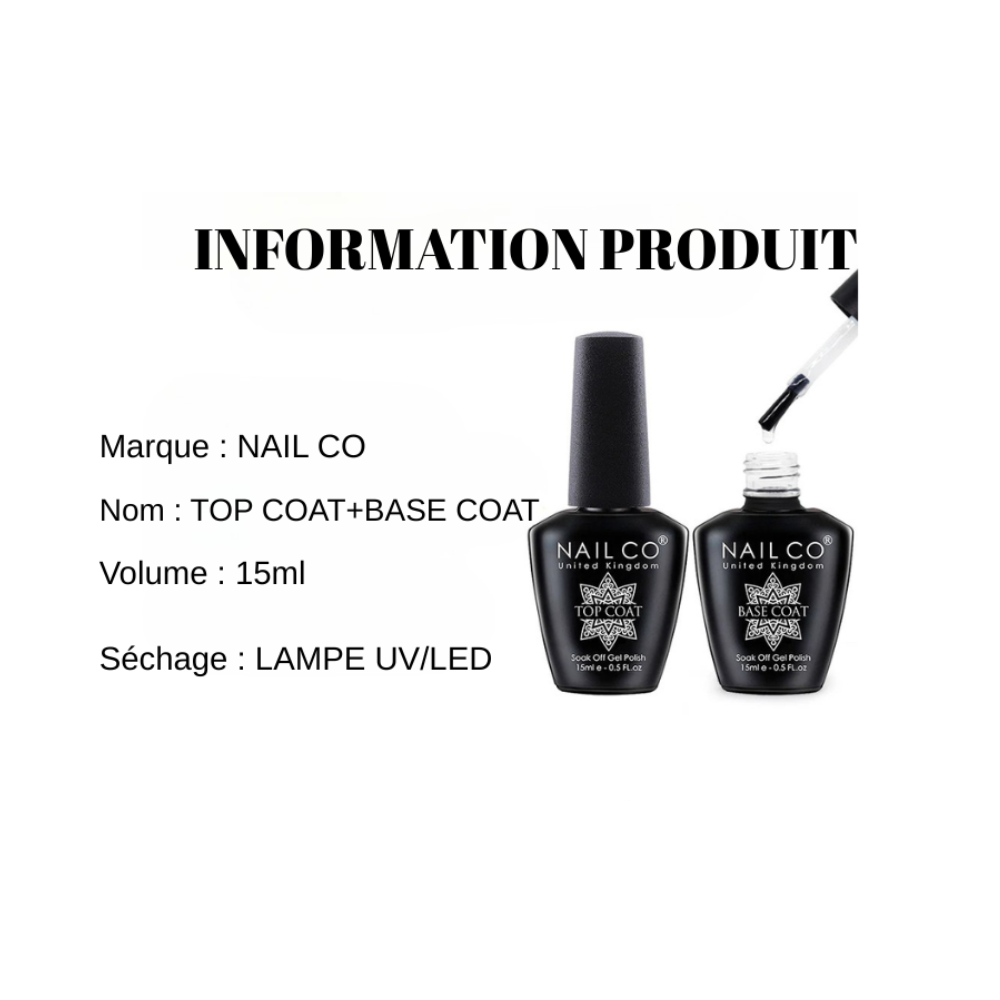 Duo Parfait : Base & Top Coat en Résine Naturelle