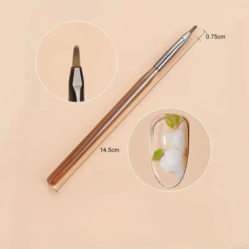 Ensemble de 9 Pinceaux pour Nail Art : L'Essentiel pour les Passionnées