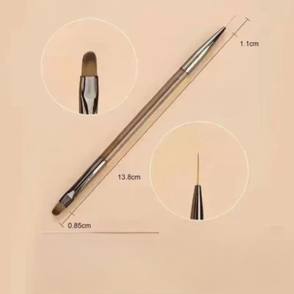 Ensemble de 9 Pinceaux pour Nail Art : L'Essentiel pour les Passionnées