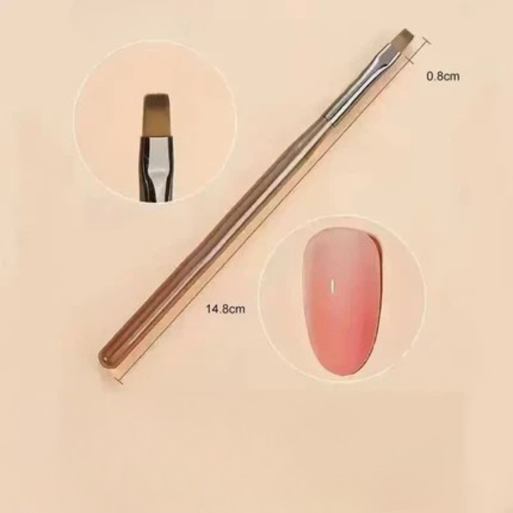 Ensemble de 9 Pinceaux pour Nail Art : L'Essentiel pour les Passionnées