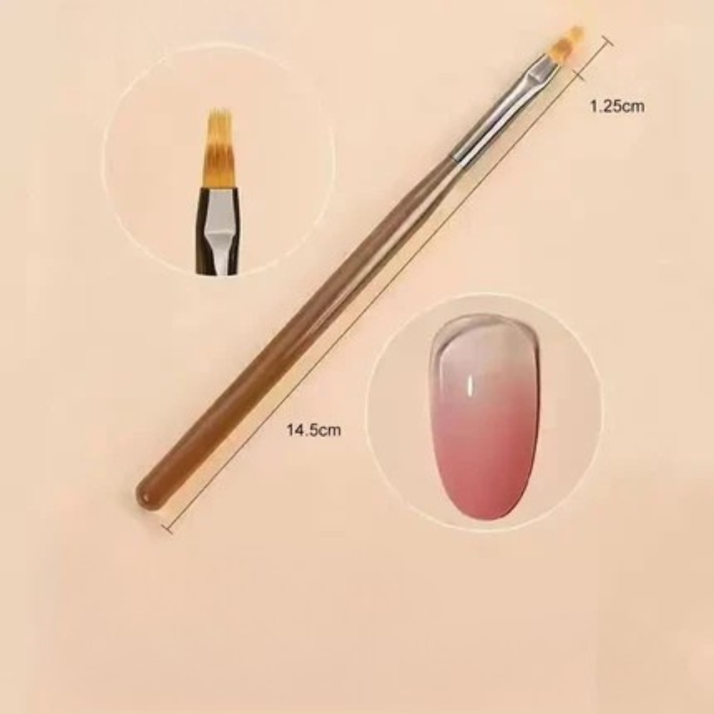 Ensemble de 9 Pinceaux pour Nail Art : L'Essentiel pour les Passionnées