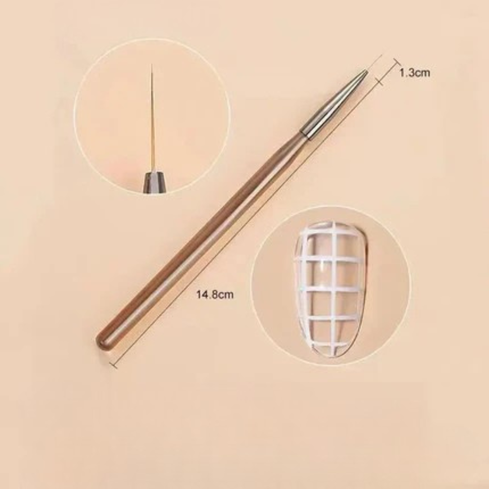 Ensemble de 9 Pinceaux pour Nail Art : L'Essentiel pour les Passionnées