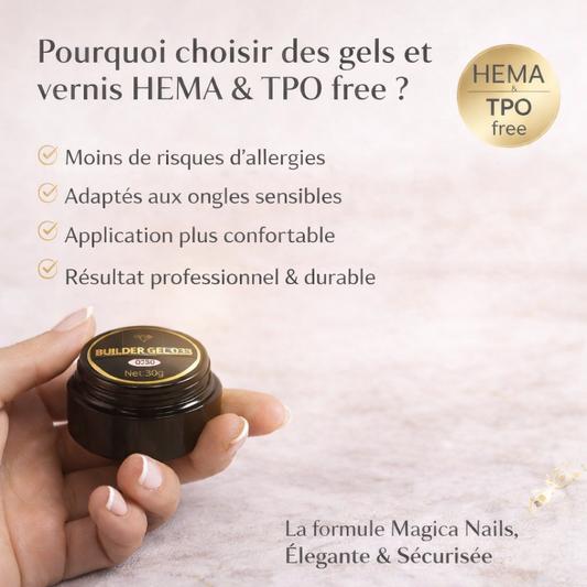 Pourquoi choisir des gels et vernis sans HEMA &amp; TPO ?