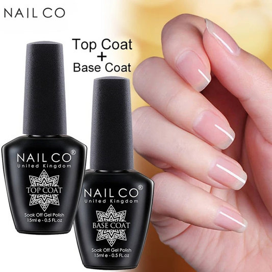 Duo Parfait : Base & Top Coat en Résine Naturelle