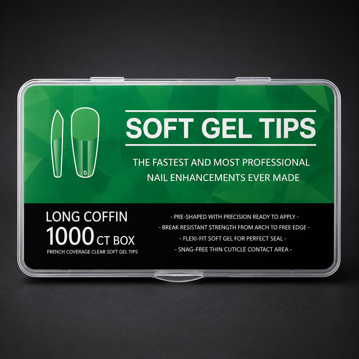 Capsules professionnelles pour extensions d’ongles